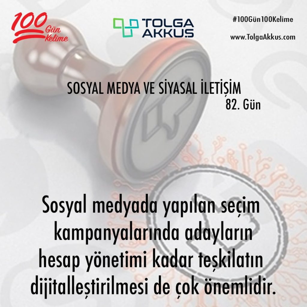 Sosyal Medya ve Siyasal İletişim (82. Gün)