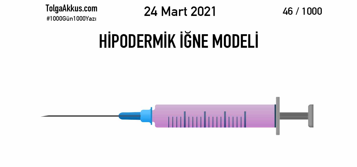 HİPODERMİK İĞNE MODELİ